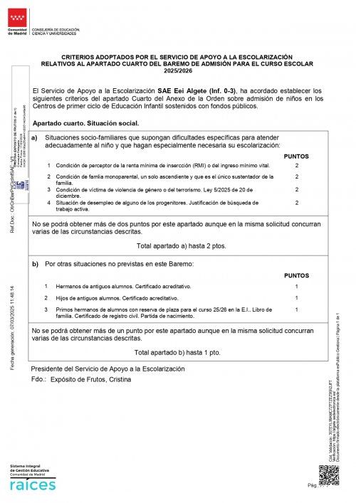 criterios baremos