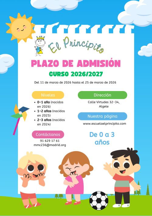 plazo admisión 26/27