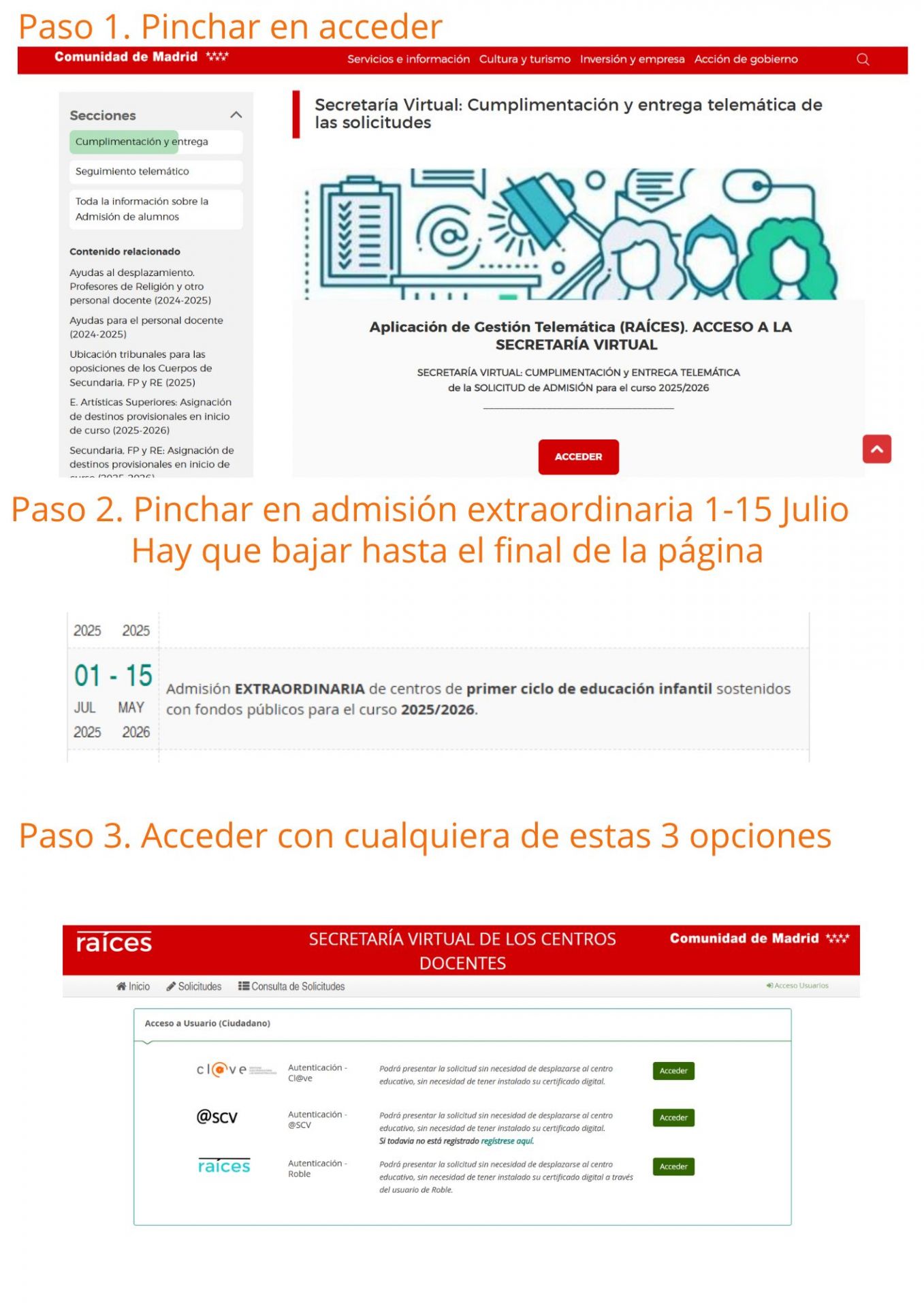 plazo extraordinario